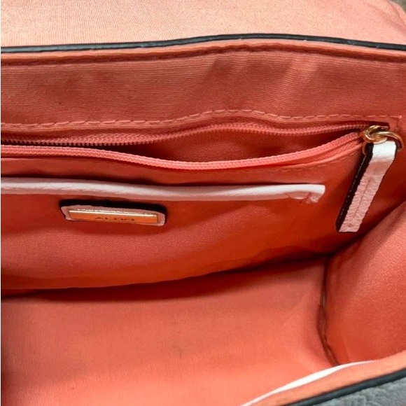 Like New Aldo Afoirien White and Multi Color Satchel Shoulder Handbag - Picture 6 of 11